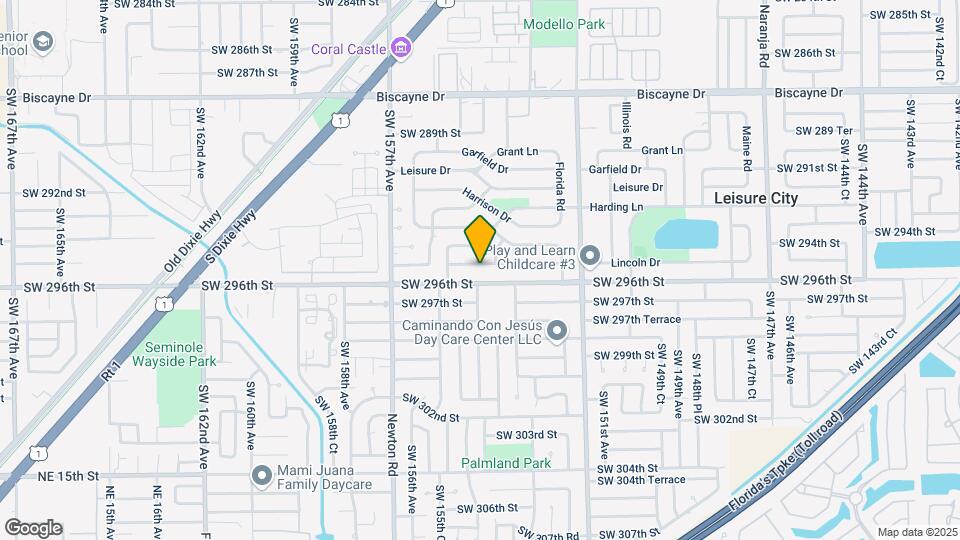 15410 SW 295th St Map and Location Details