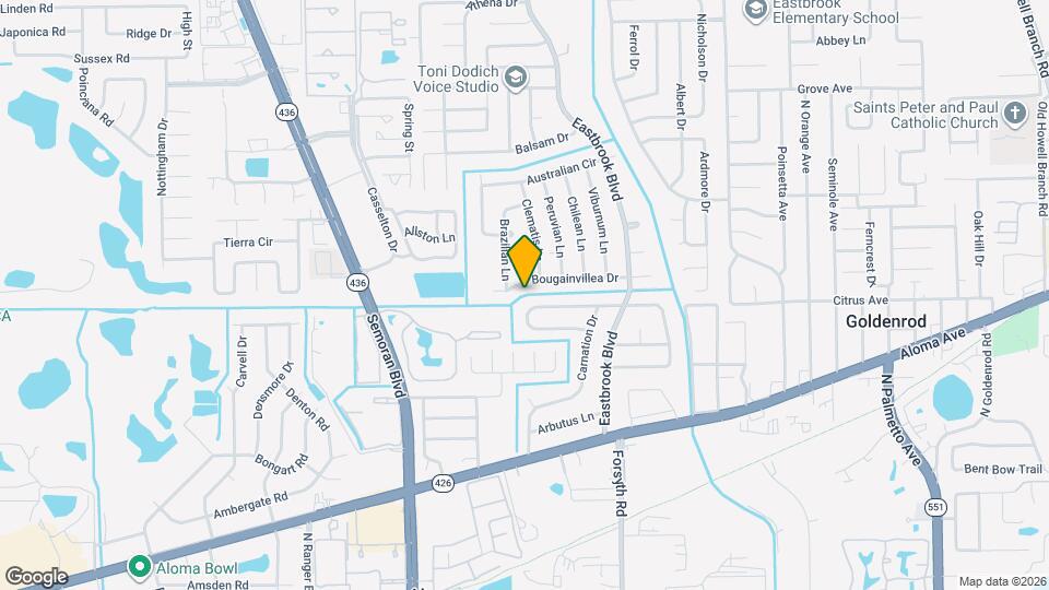 3362 Bougainvillea Dr Map and Location Details