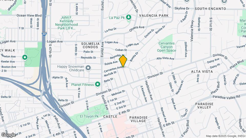 238 N Drexel Ave Map and Location Details