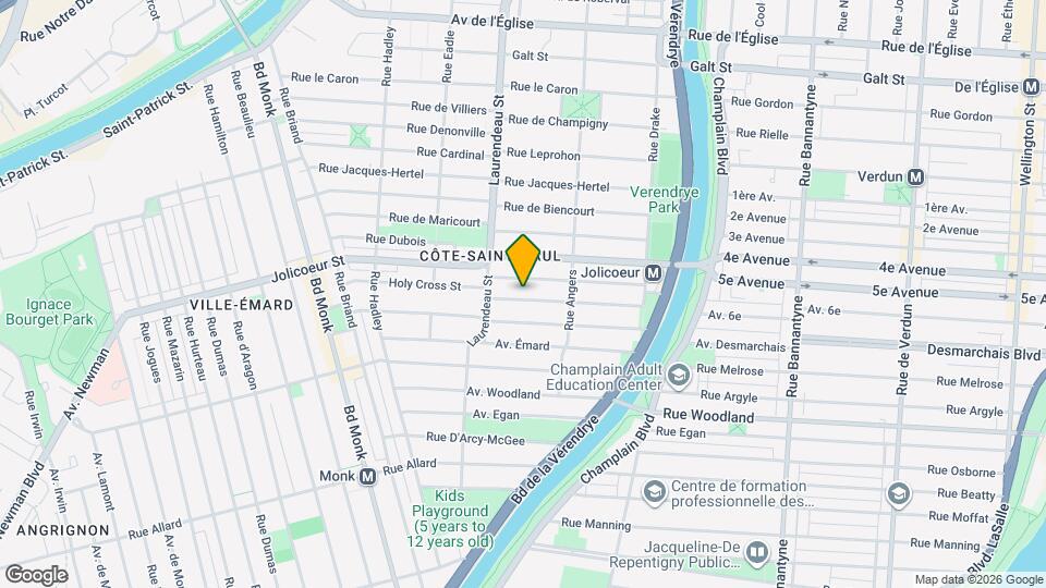 1735 De Sève Rue Map and Location Details