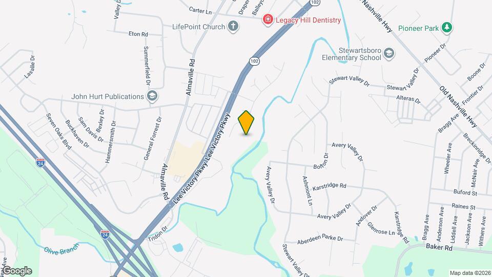 377 Stewart Springs Dr Map and Location Details