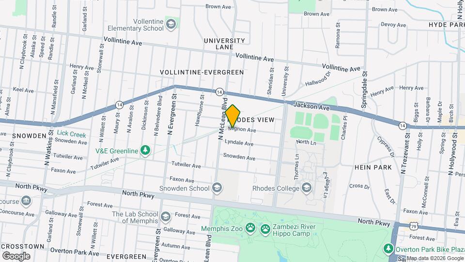 1875 Mignon Ave Mapa y Detalles de la Ubicación