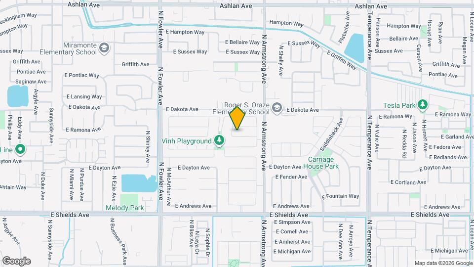 6342 E Robinson Ave Map and Location Details