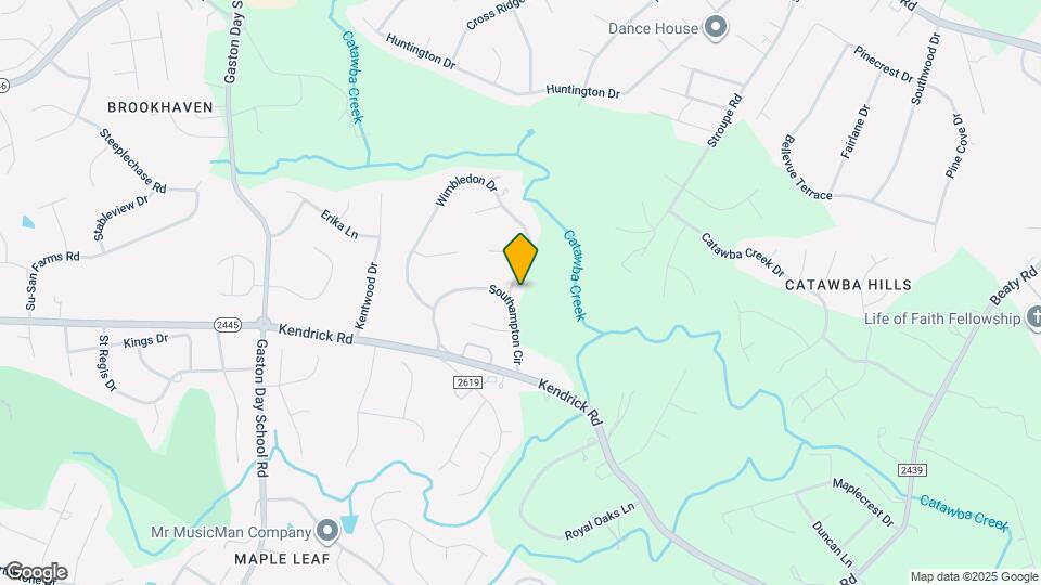 2701 Wimbledon Dr Map and Location Details