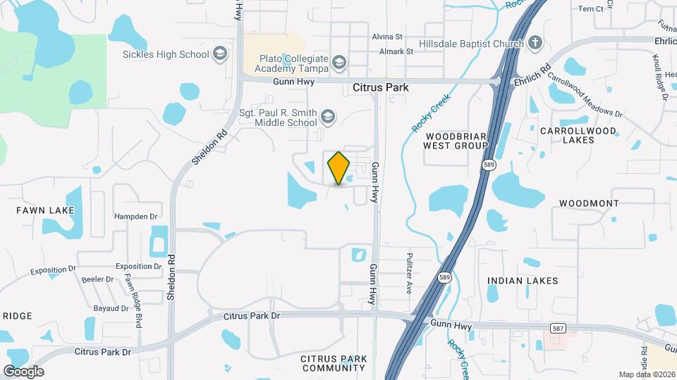 13920 Citrus Pointe Dr Map and Location Details