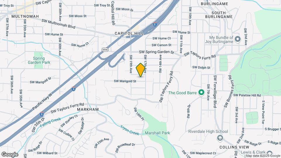 1733 SW Marigold St Map and Location Details