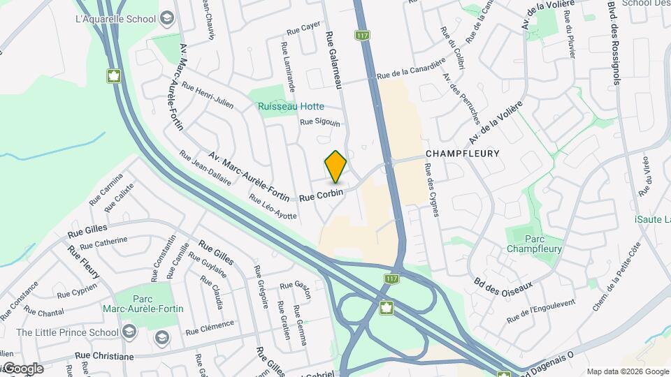 339 Corbin Rue Map and Location Details