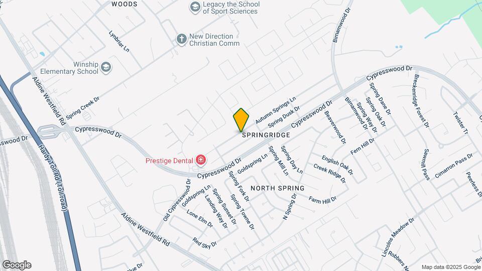 2410 Autumn Springs Ln Map and Location Details