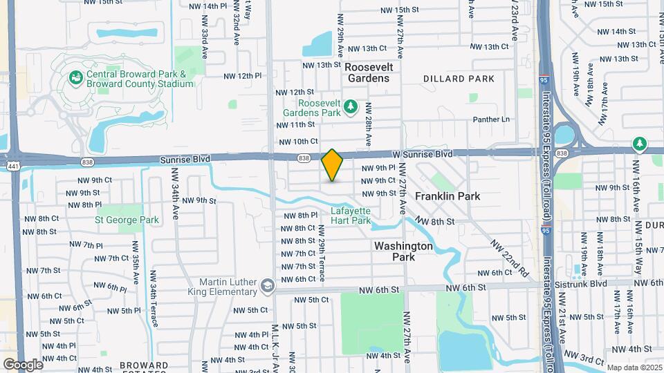 2860 NW 9th Ct Map and Location Details
