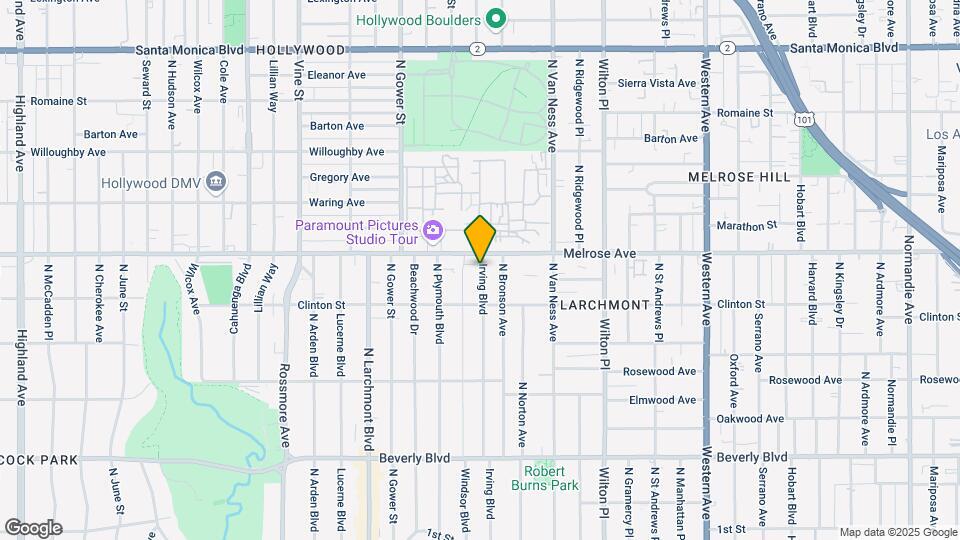 641 N Irving Blvd Map and Location Details