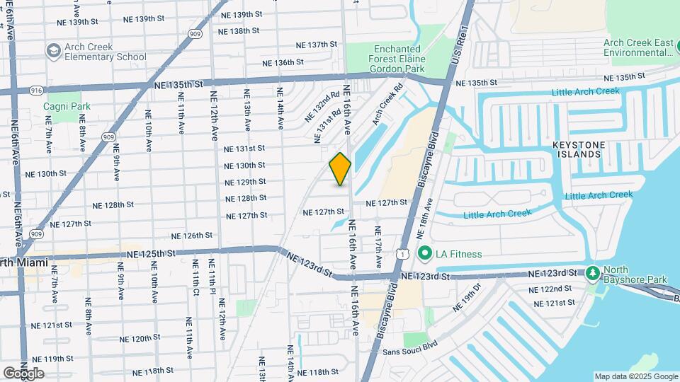 1575 NE 128th St Map and Location Details