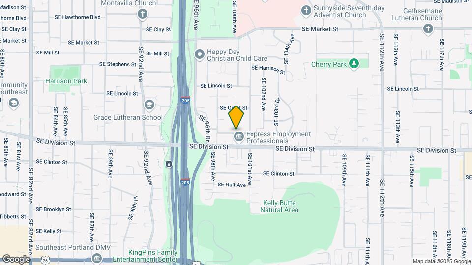 9932 SE Caruthers St Map and Location Details