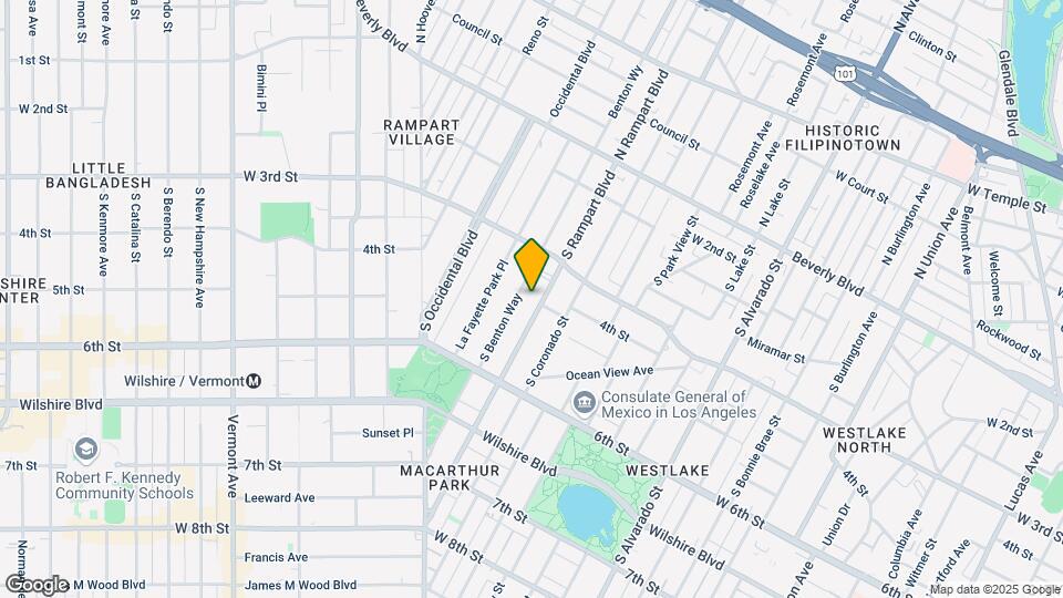 355 S Rampart Blvd Map and Location Details