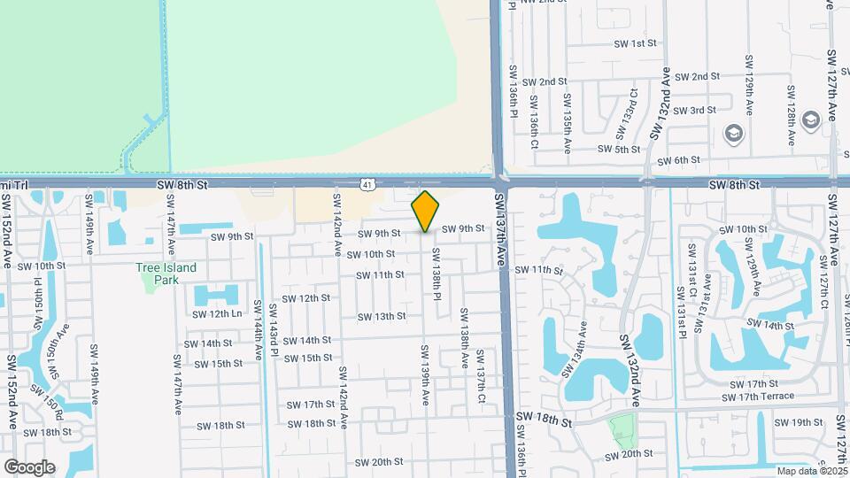 921 SW 139th Ave Map and Location Details