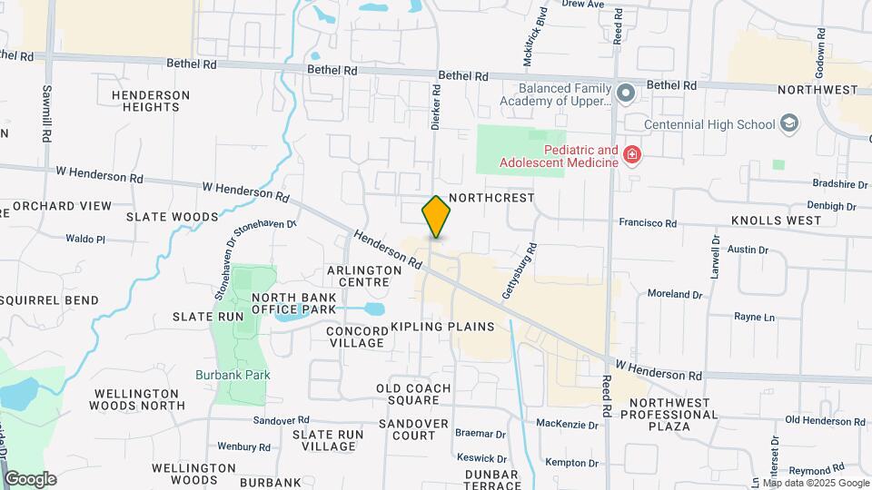 5006 Dierker Rd Map and Location Details