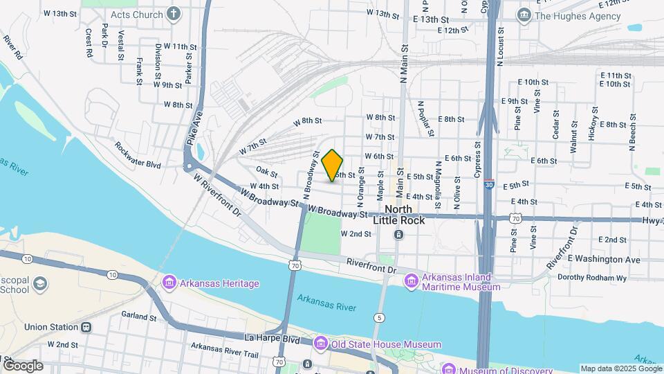 408 W 4th St Map and Location Details