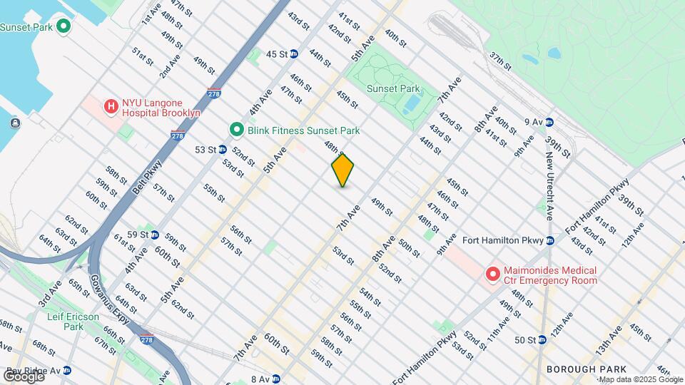 638 50th St Map and Location Details