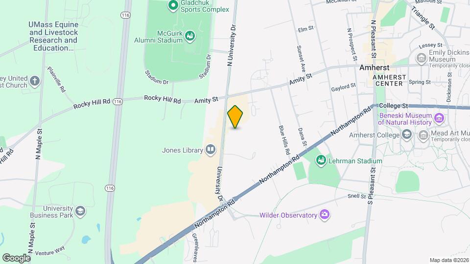 Seventy University Drive Map and Location Details