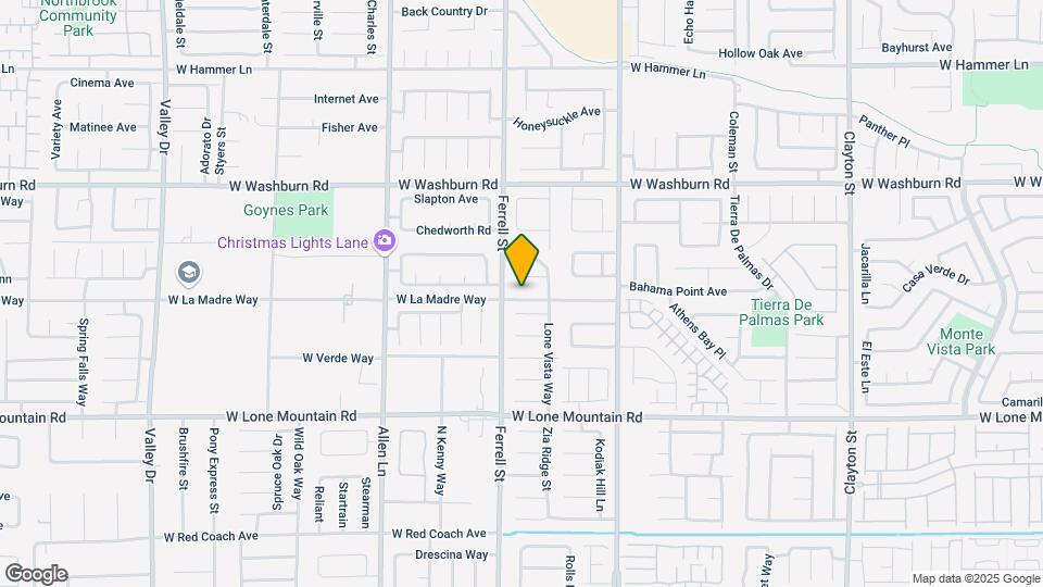 3220 W La Madre Way Map and Location Details