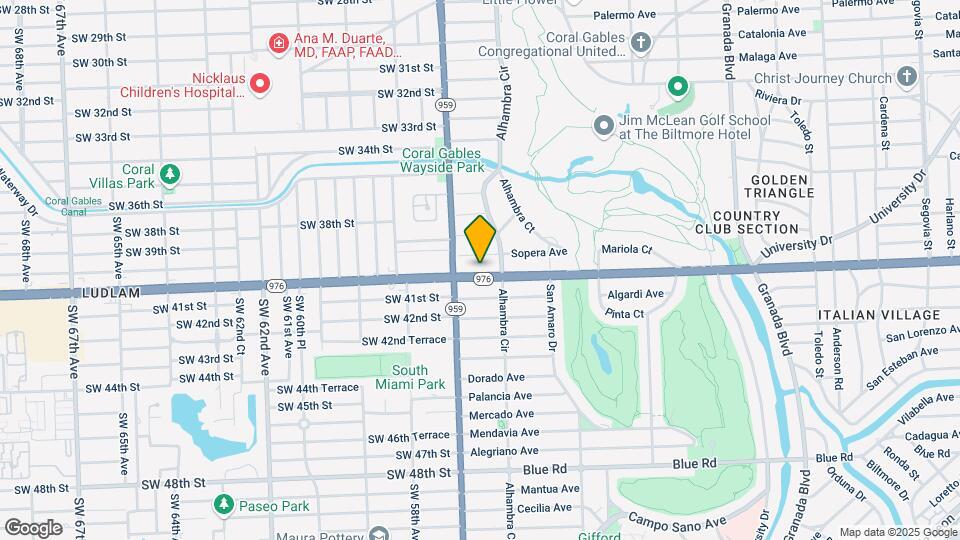 1543 Bird Rd Map and Location Details