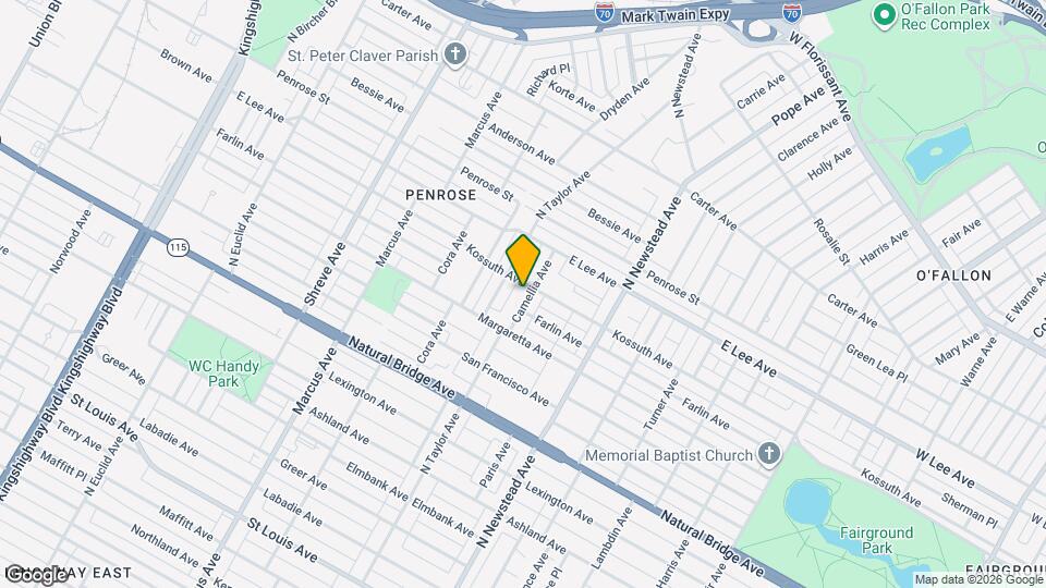 4043 Camellia Ave Mapa y Detalles de la Ubicación