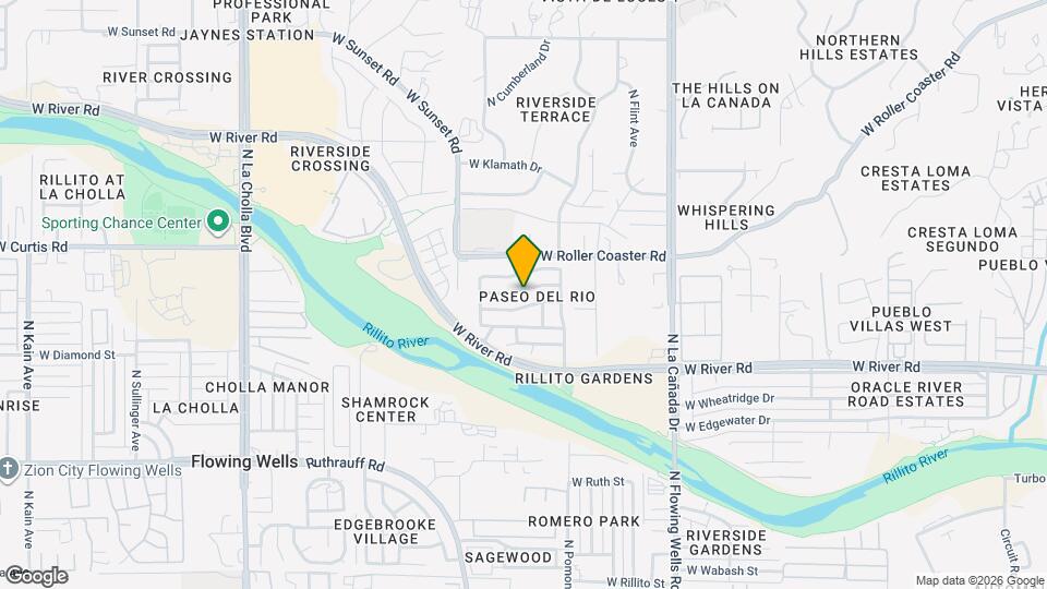 1647 W Gleaming Moon Ln Map and Location Details