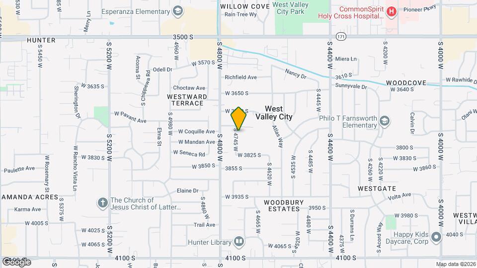 3751 S 4745 W Map and Location Details