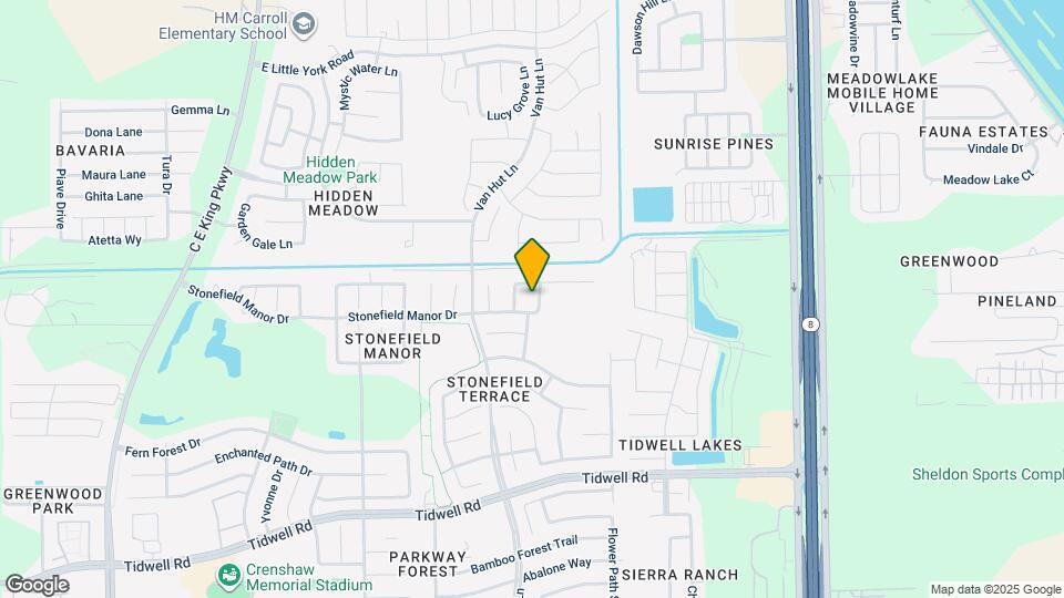 9515 Maple Green Ln Map and Location Details