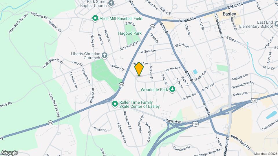 613 W 4th Ave Map and Location Details