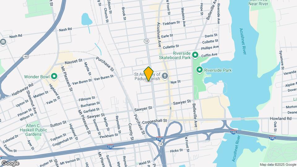 127 Nye St Mapa y Detalles de la Ubicación