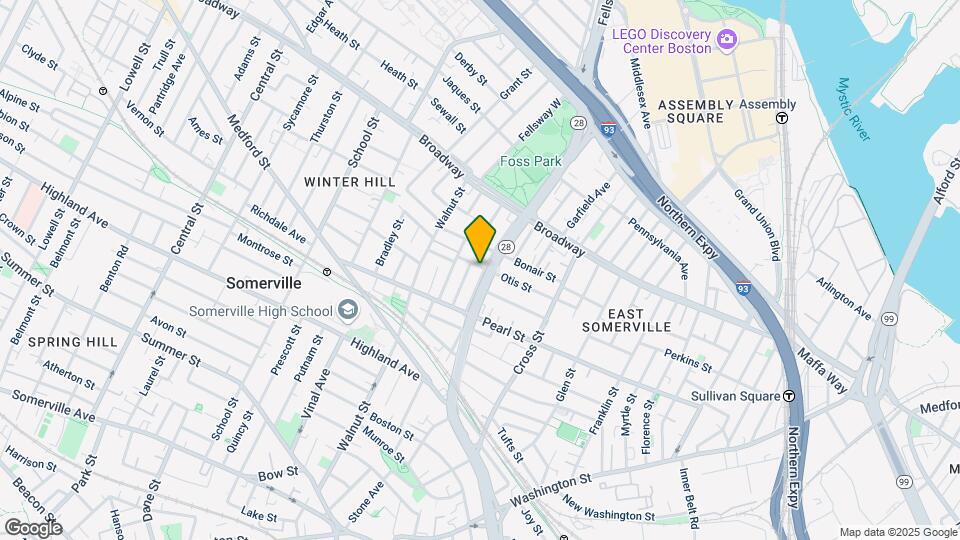 56 Otis St Mapa y Detalles de la Ubicación