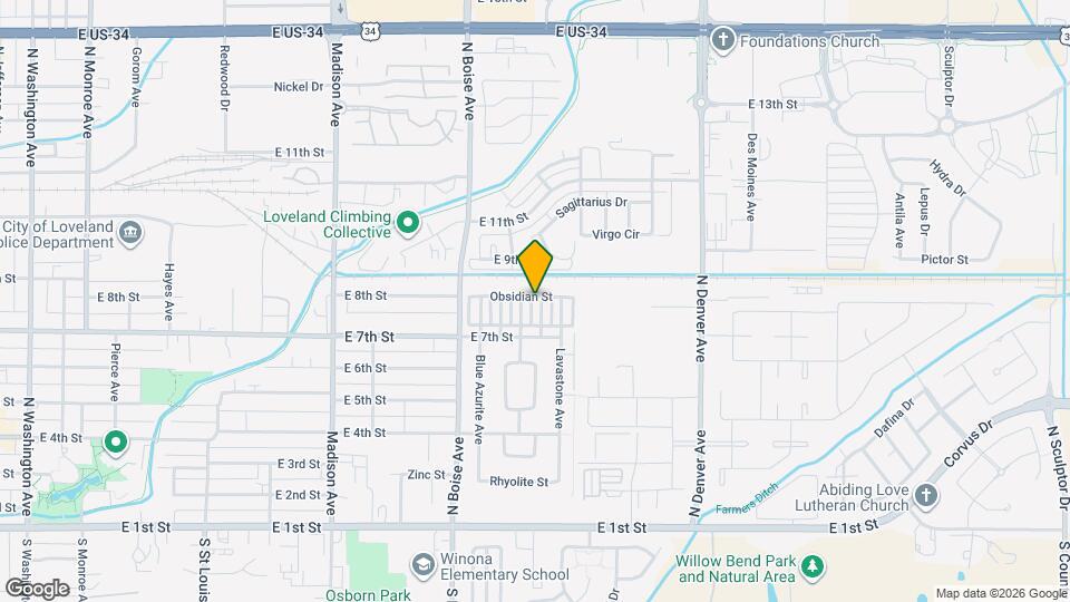 799 Breccia Ave Map and Location Details