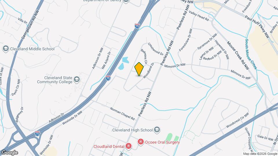 3607 Woodland Dr Map and Location Details