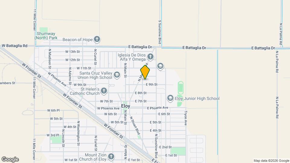 907 N D St Map and Location Details