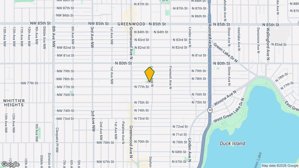 356 N 77th St Mapa y Detalles de la Ubicación