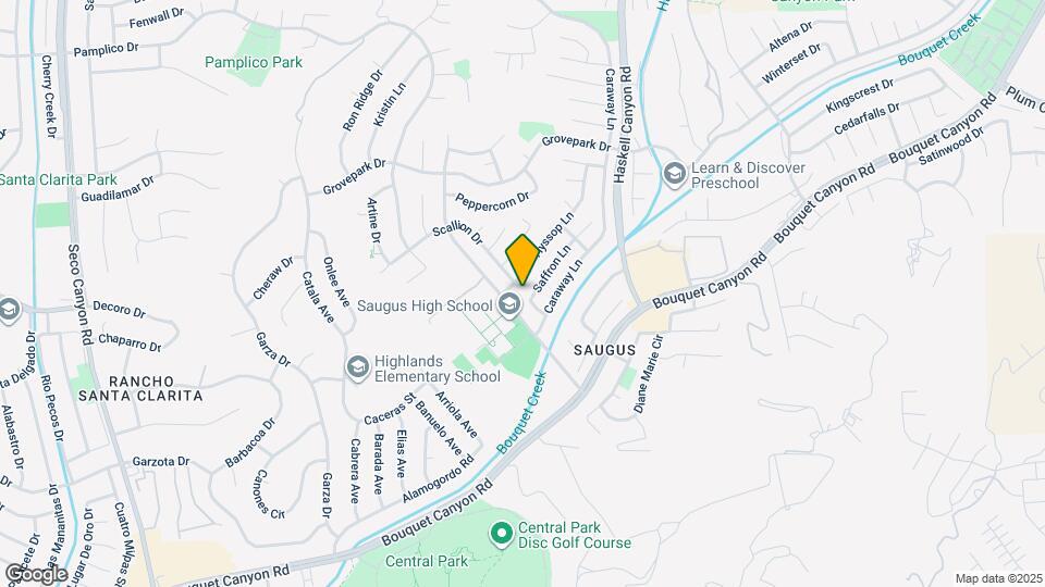 27553 Saffron Ln Map and Location Details