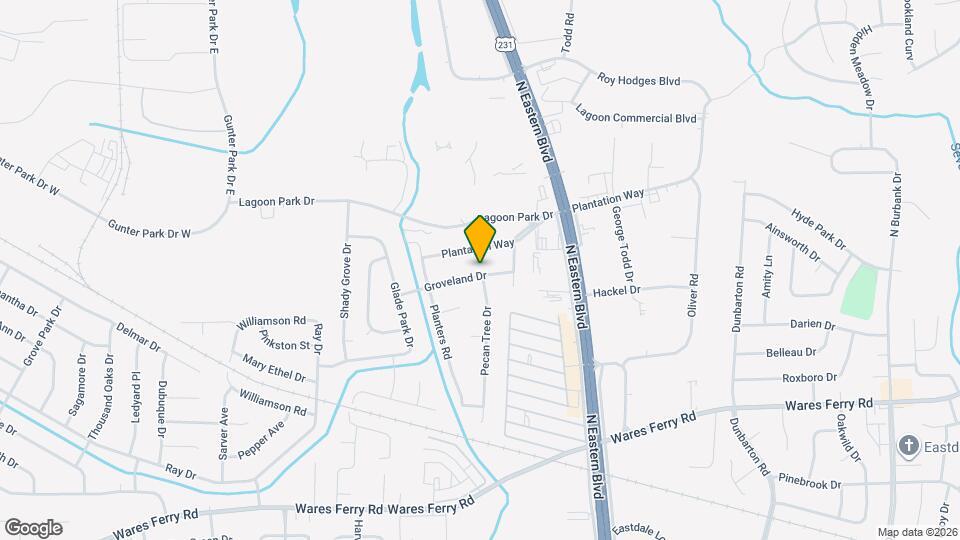 641 Groveland Dr Map and Location Details