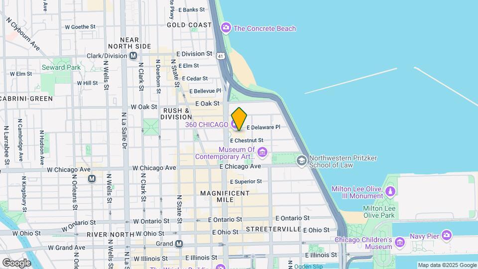 175 E Delaware Plz, Unit 5903 Mapa y Detalles de la Ubicación