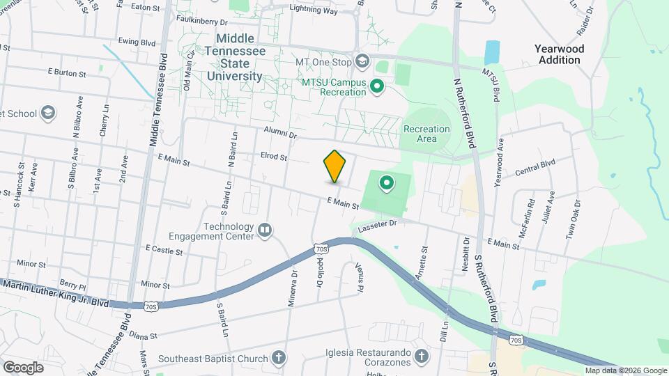 1810 Jordan Ave Mapa y Detalles de la Ubicación