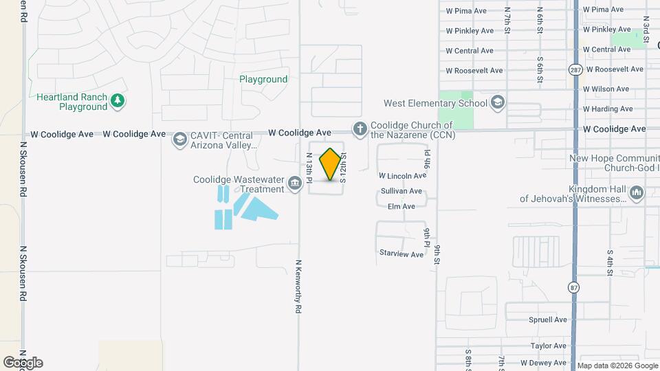 1209 W Seagoe Ave Map and Location Details