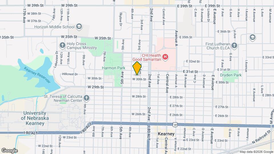 305 W 30th St Map and Location Details