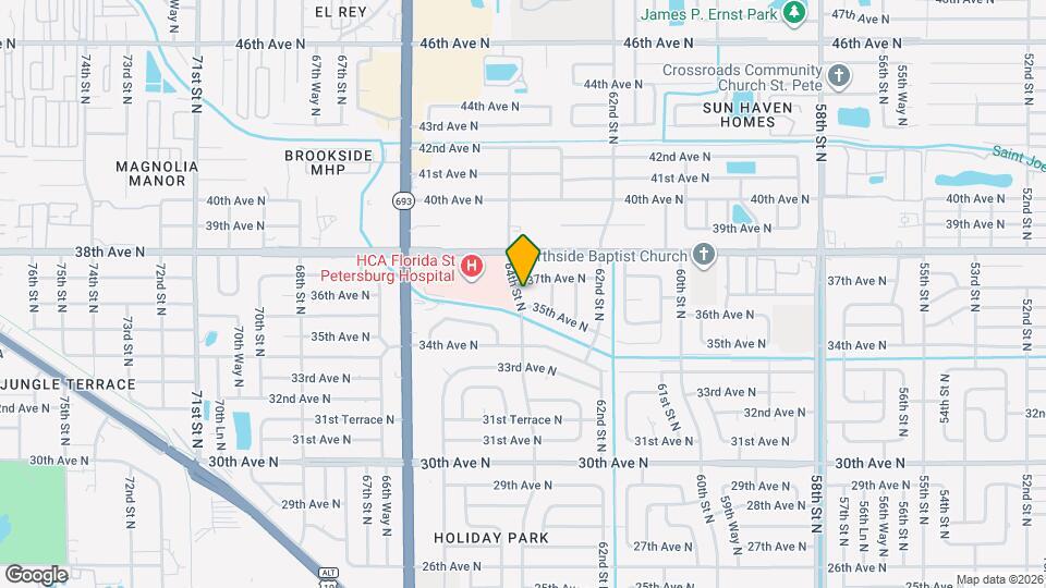 3601 64th St N Mapa y Detalles de la Ubicación