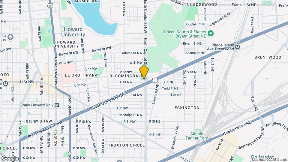 2000 N Capitol St NW Map and Location Details