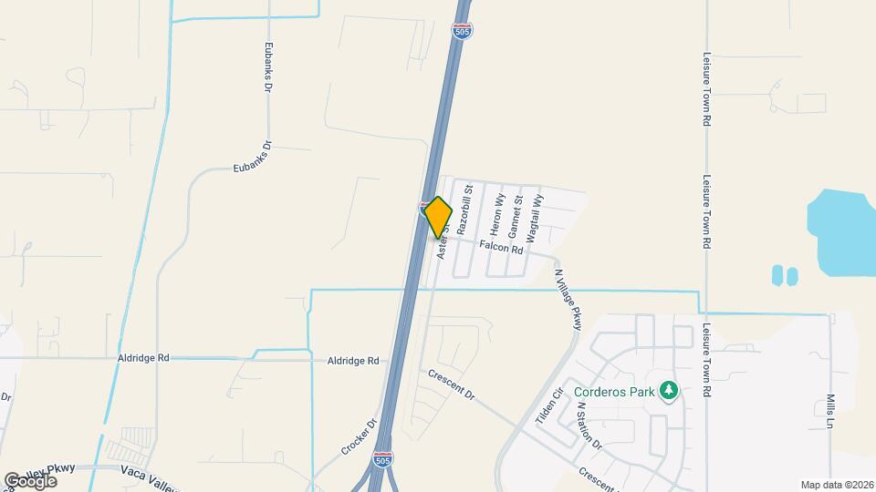 452 Aster St Map and Location Details