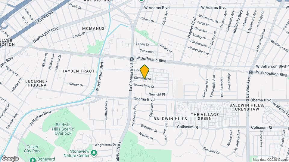 5724 Clemson St Map and Location Details