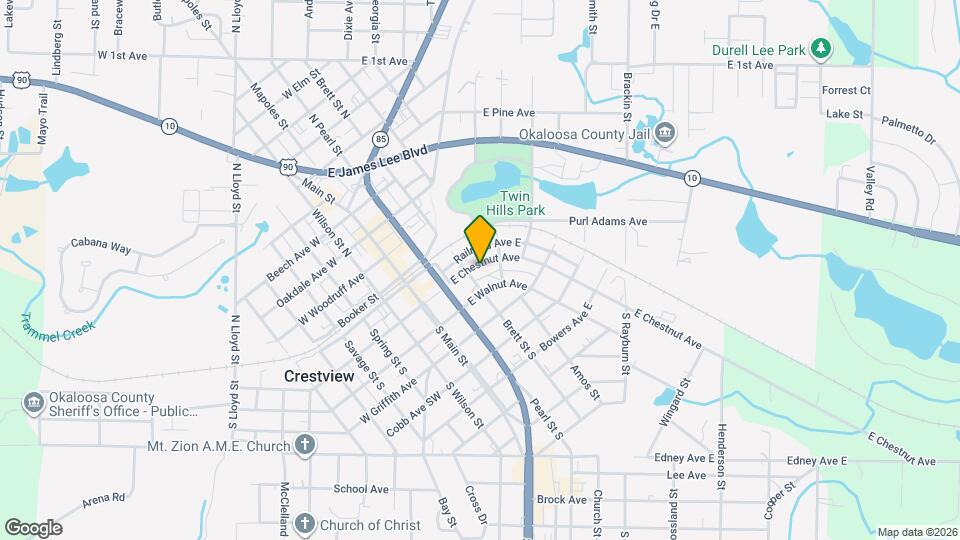 321 Chestnut Ave E Map and Location Details