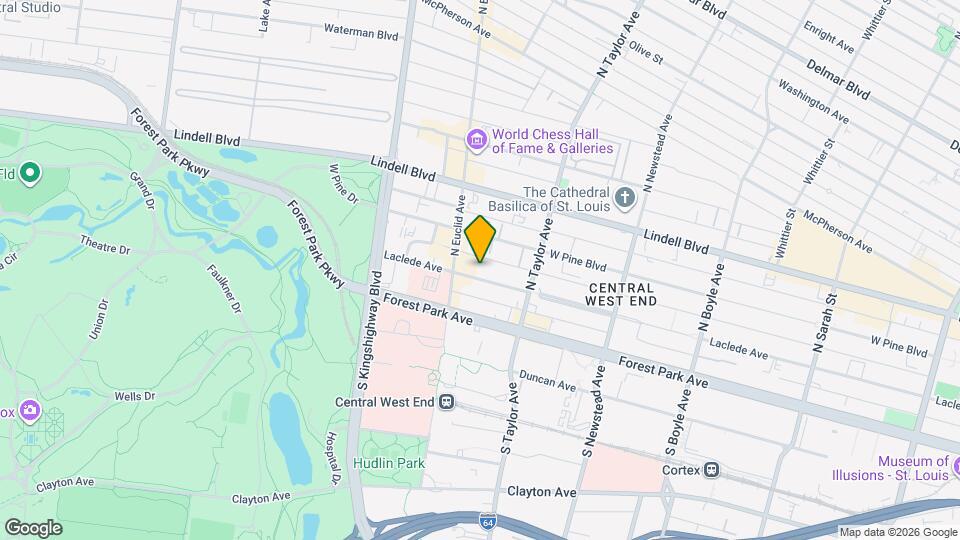 4561 Laclede Ave Map and Location Details