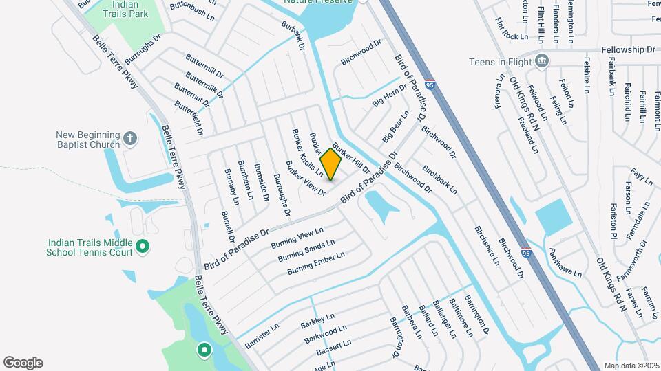 1 Bunker Knolls Ln Mapa y Detalles de la Ubicación