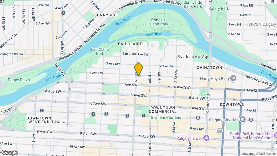 The Hat Eau Claire Mapa y Detalles de la Ubicación