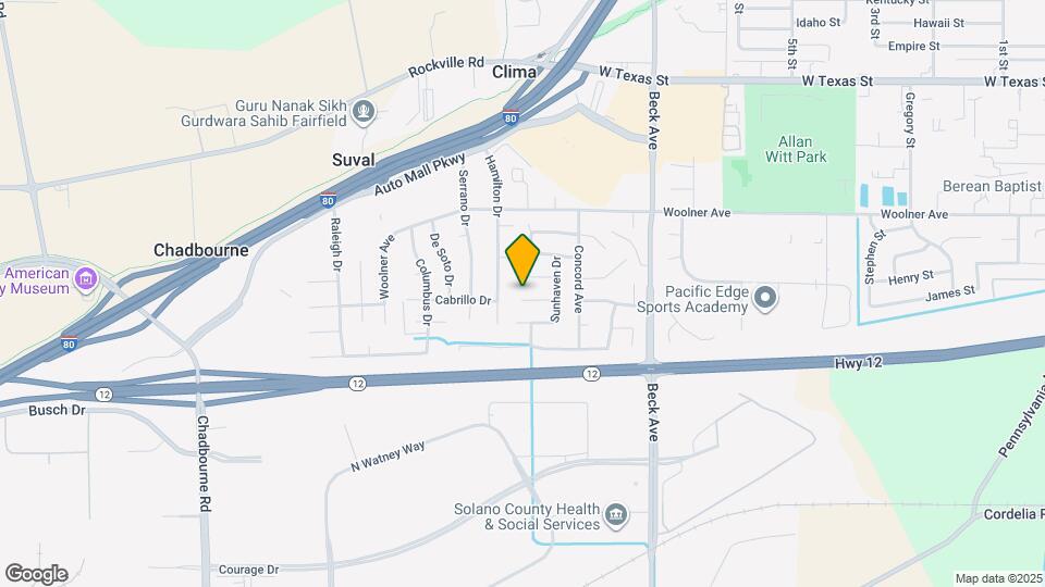 2126 Sunhaven Ct Map and Location Details